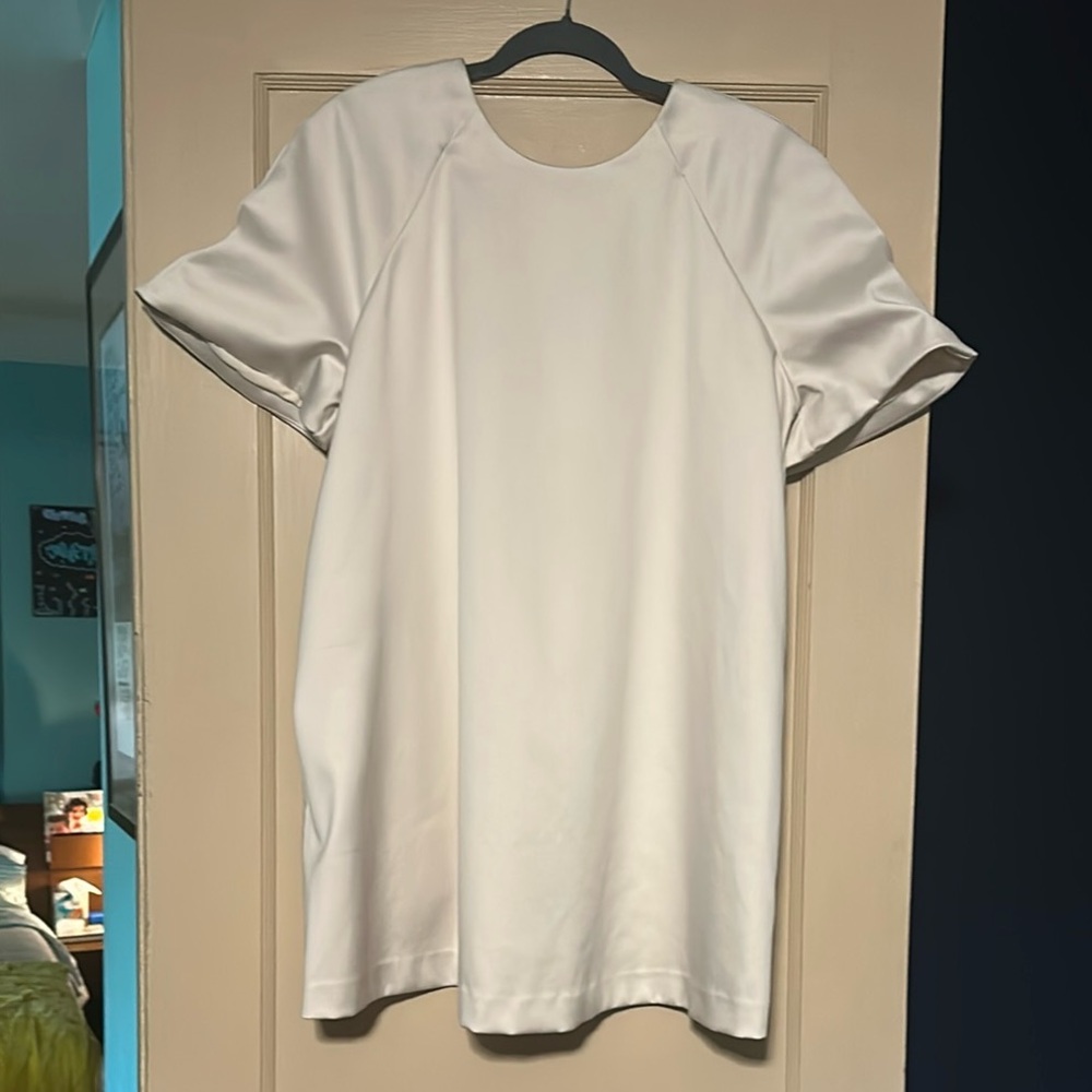 Marks & Spencer White Boxy Mini Dress
